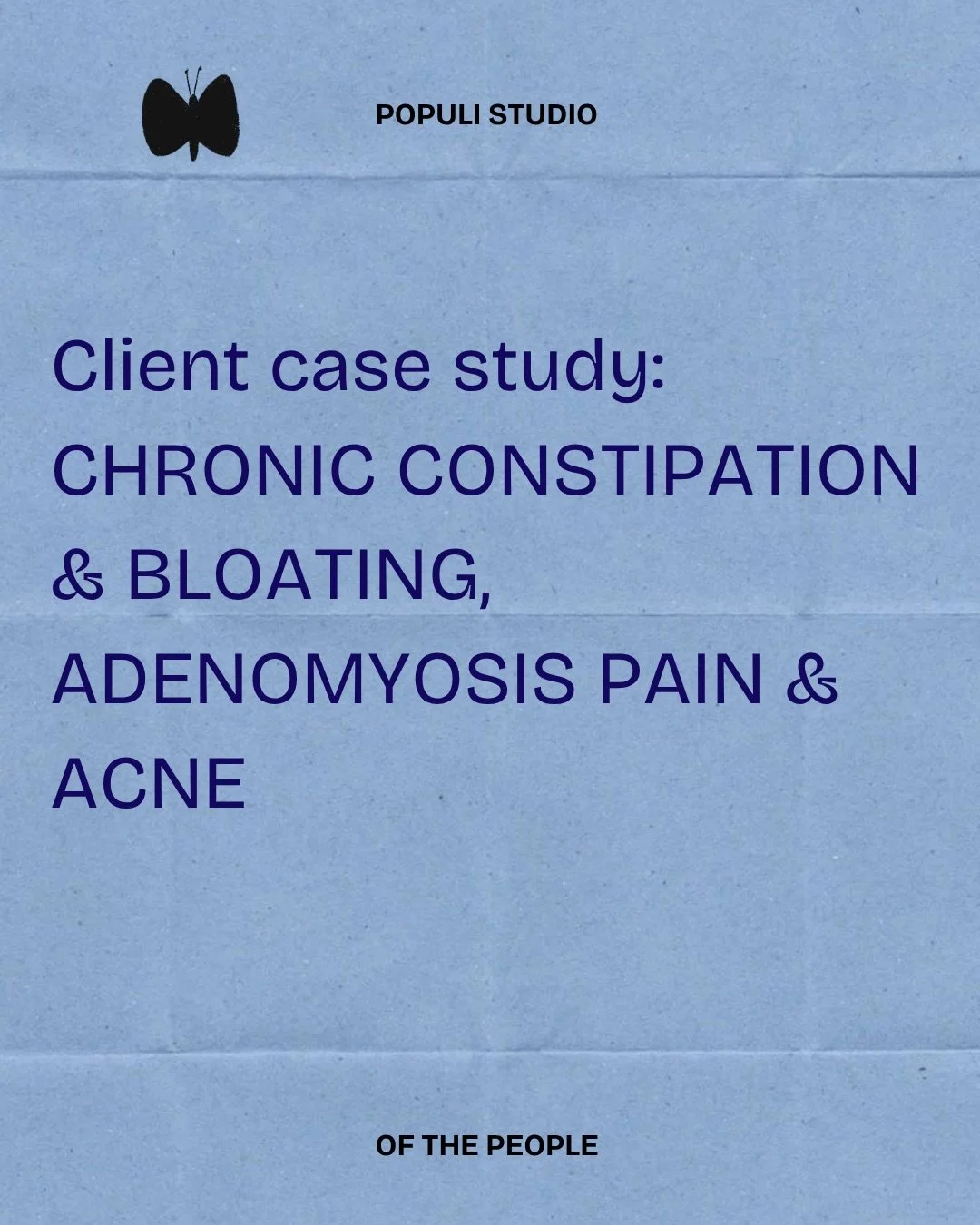 A case study of one of my beautiful clients who came to me to improve her digestion &amp; acne. She also presented with extreme adenomyosis pain, which we eliminated by working on her gut health &amp; detoxification pathways. 

Her dedication to her 