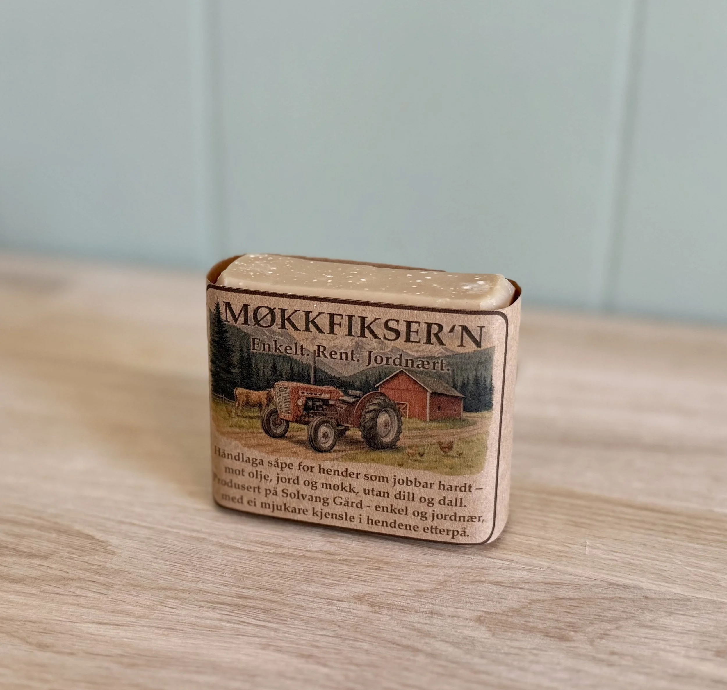 Møkkfiksern naturlige såpe håndlaget i Norge