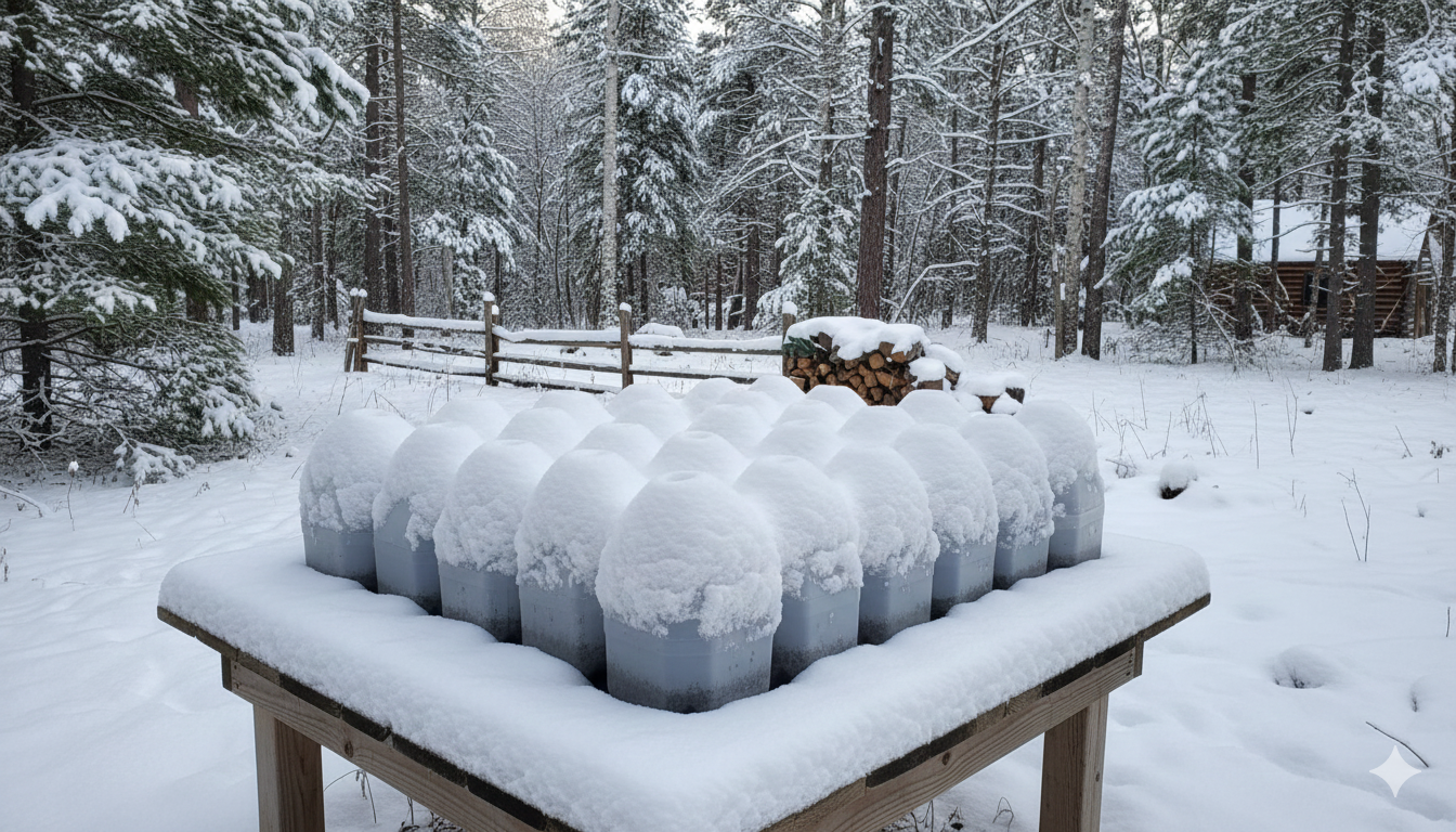 Winter sowing gives you an easy head start with sturdy plants | Solvang Gård