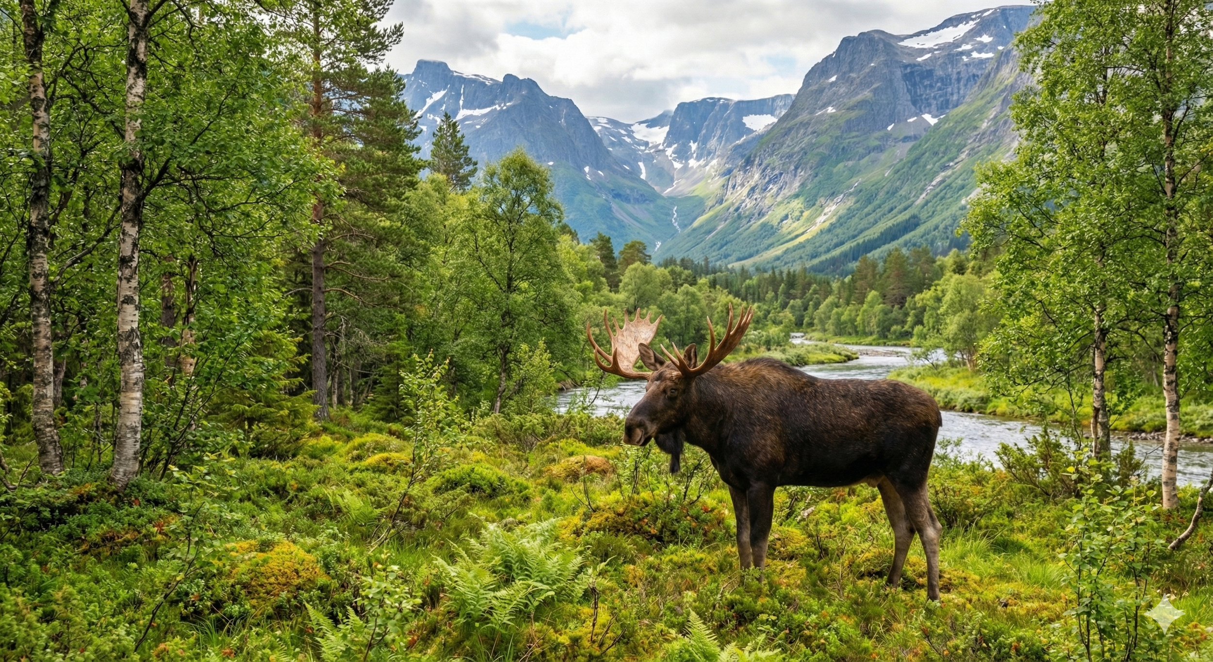 Happy moose in this natural environment | Solvang Gård