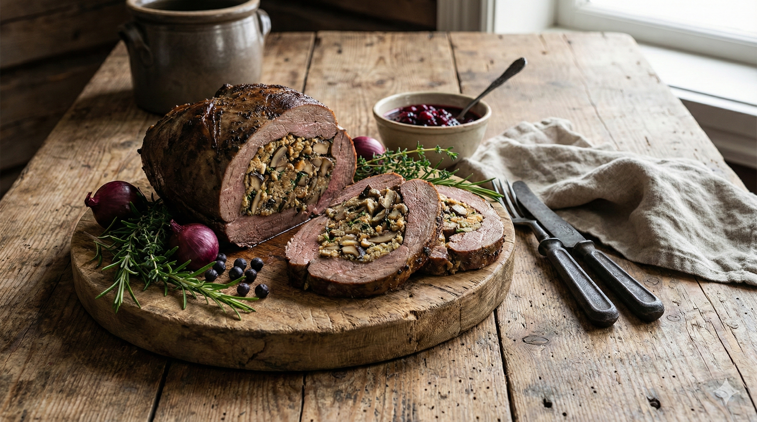 The heart of the moose is a delicacy | Solvang ård