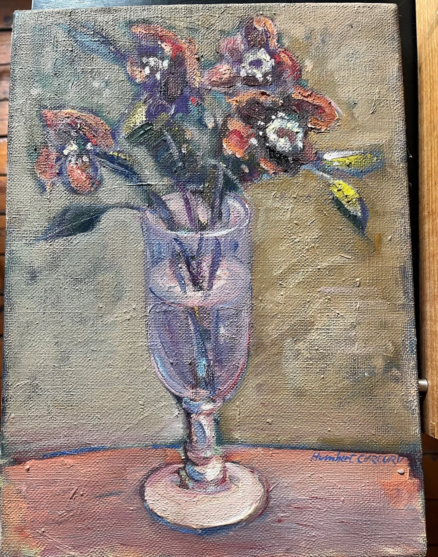 HC Small Vase on canvas
