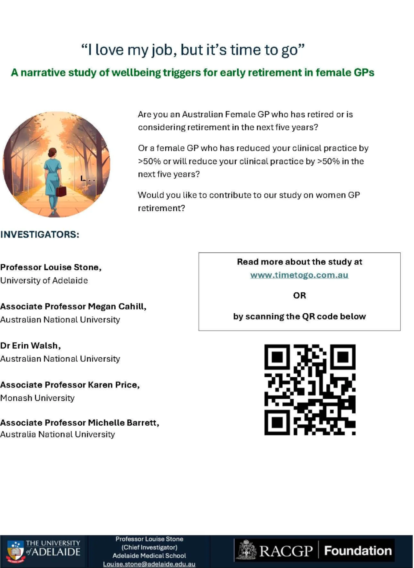 A narrative study of wellbeing triggers for early retirement in female GPs