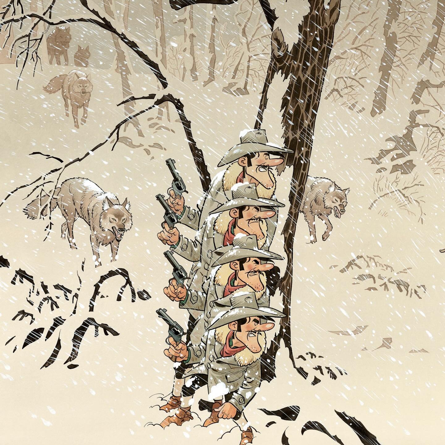 Vous n&rsquo;avez pas encore lu La Longue marche de Lucky Luke ? Du talentueux @matthieu.bonhomme &eacute;dit&eacute; chez @dargaud 

Il est encore temps de vous pr&eacute;cipiter chez votre libraire&hellip; et d&rsquo;acqu&eacute;rir l&rsquo;un des 