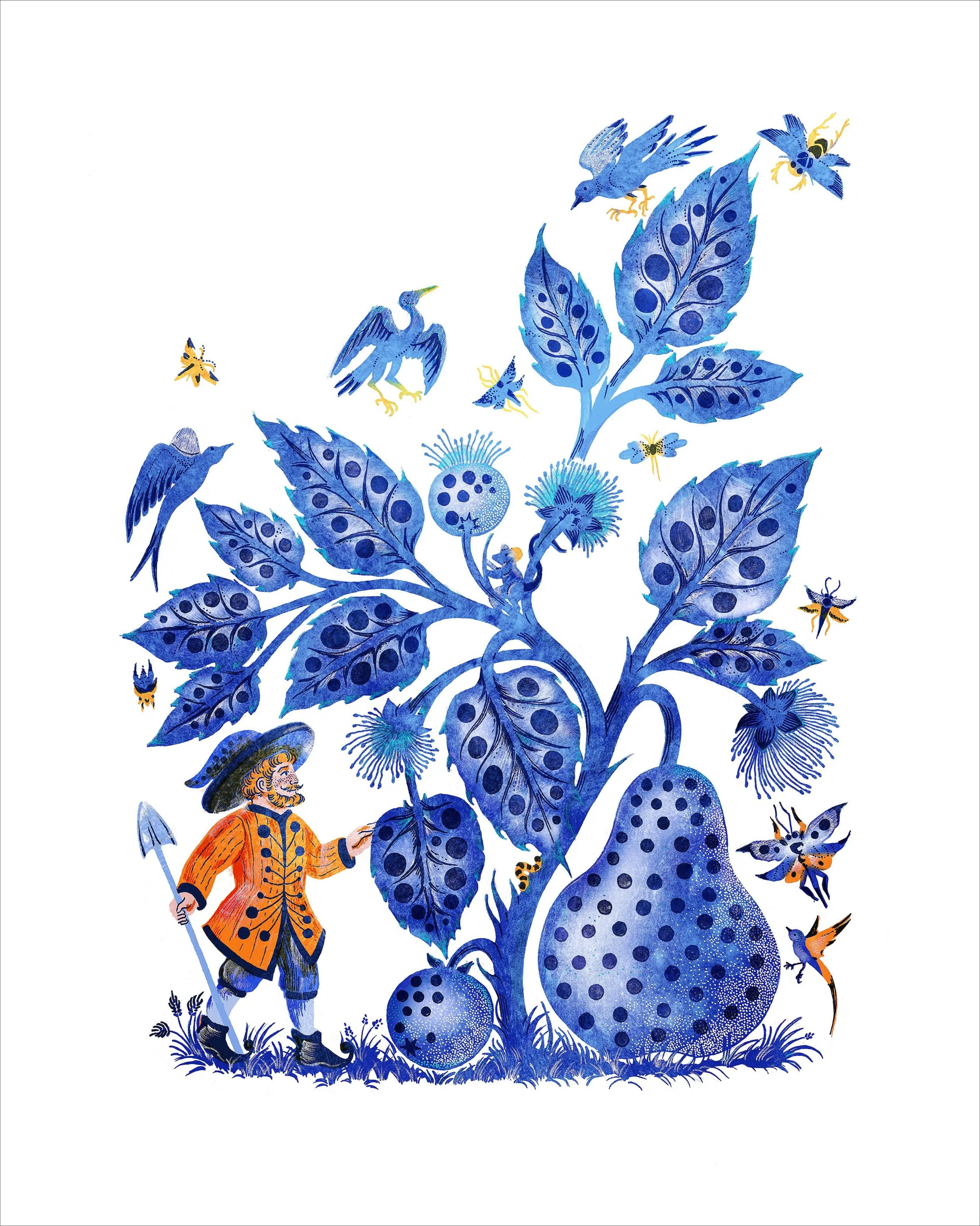 &ldquo;Comme le bout de son nez&rdquo;, de la talentueuse  @valentine.clc et issu du sublime livre &laquo;&nbsp;Fruits bleus&nbsp;&raquo;, chez @sens.dessus.dessous.editions @delcourt.bd 
limit&eacute; &agrave; 20 exemplaires, num&eacute;rot&eacute;s