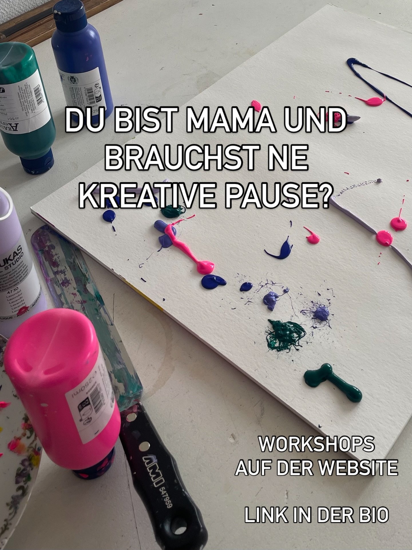 Ich h&ouml;re immer wieder Mama sein und werden kann sehr einsam und &uuml;berfordernd sein. Ich m&ouml;chte hier einen Raum schaffen, in dem ihr eure Emotionen mit Farben  ausdr&uuml;cken k&ouml;nnt, subtil oder deutlich. In dem ihr euch austauschen