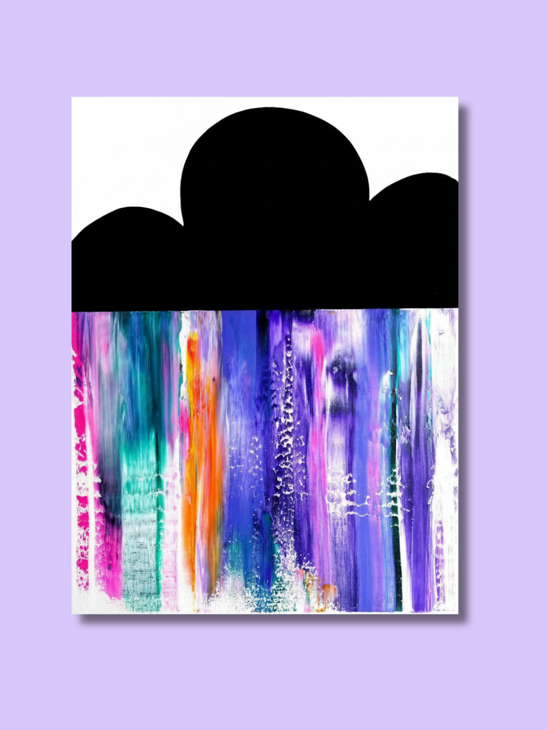 Postkarte, Grußkarte Wolke