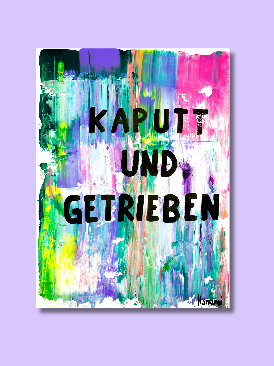 fine art print "kaputt und getrieben" Emotionen, wall art, wandkunst