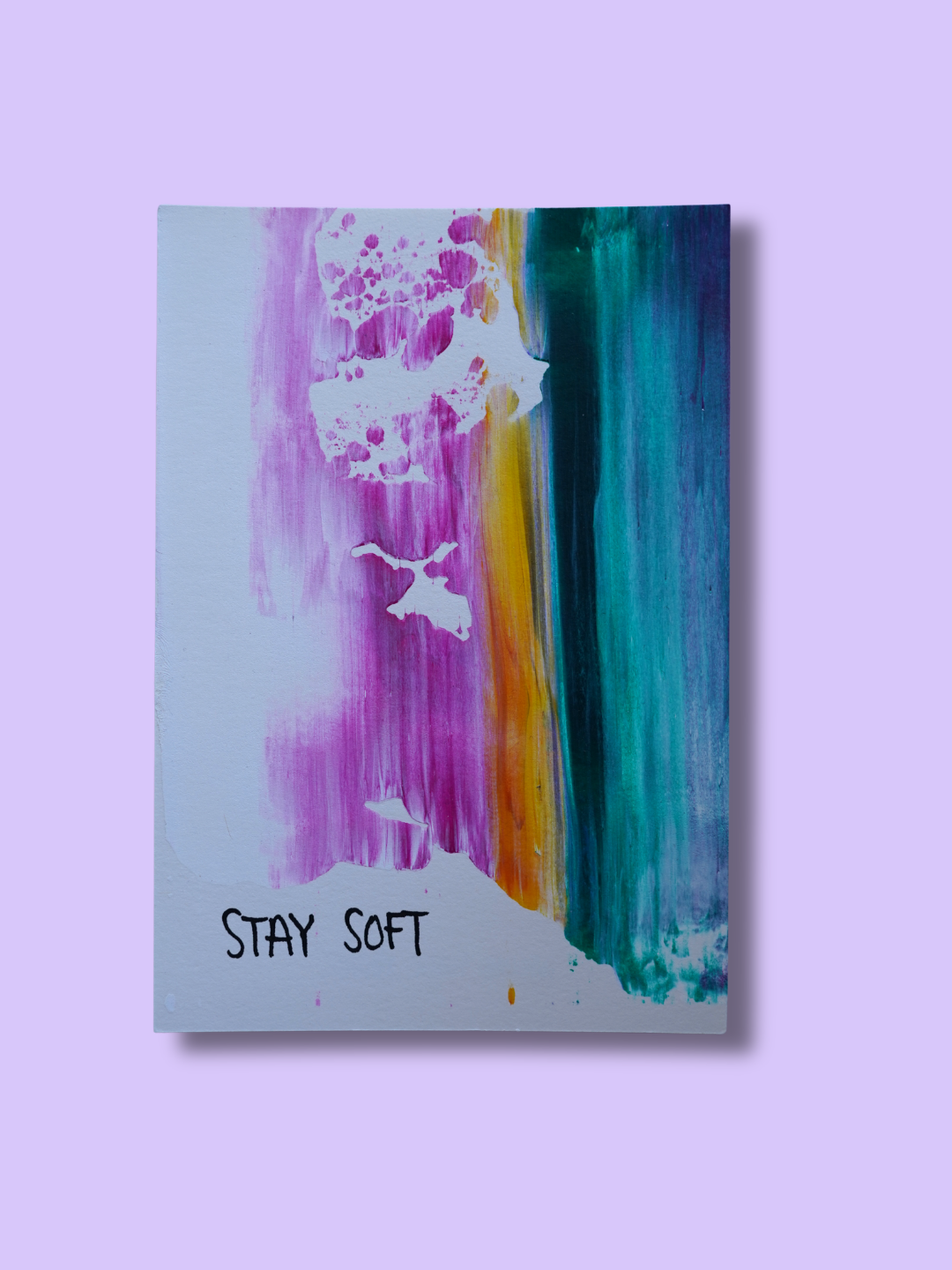Unikat, Einzelstück, Postkarte, karte, i love you, why so perfect?, emotionen, du schaffst das, Nein, for yourself, stay soft