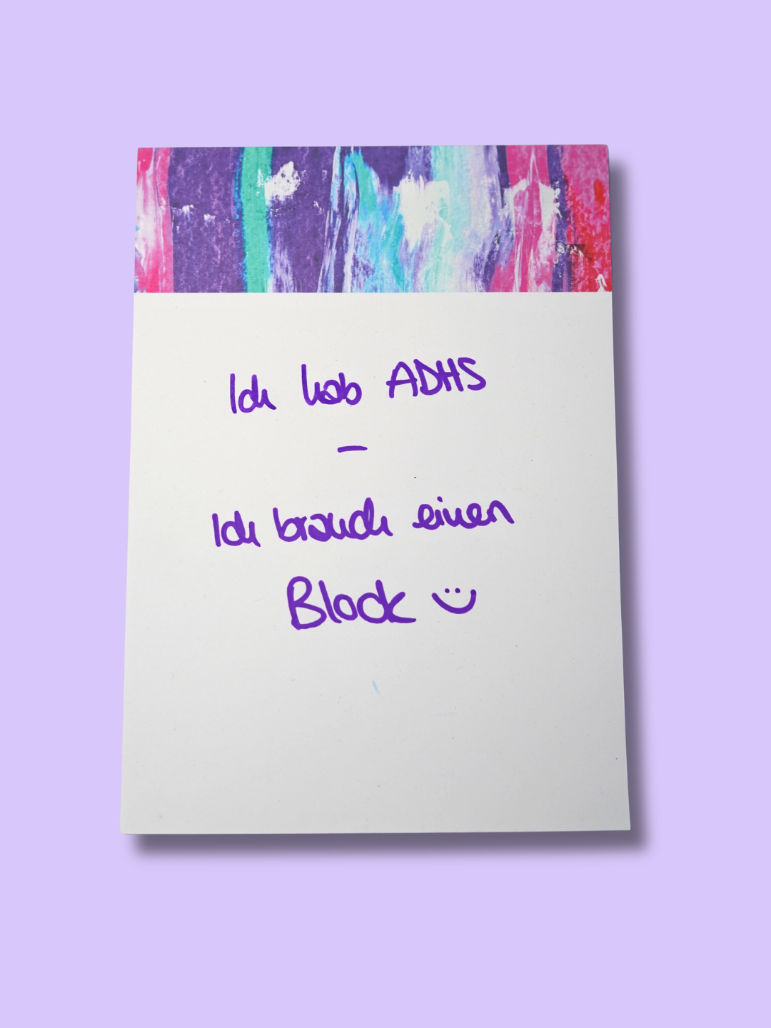 Notizblock Bunt