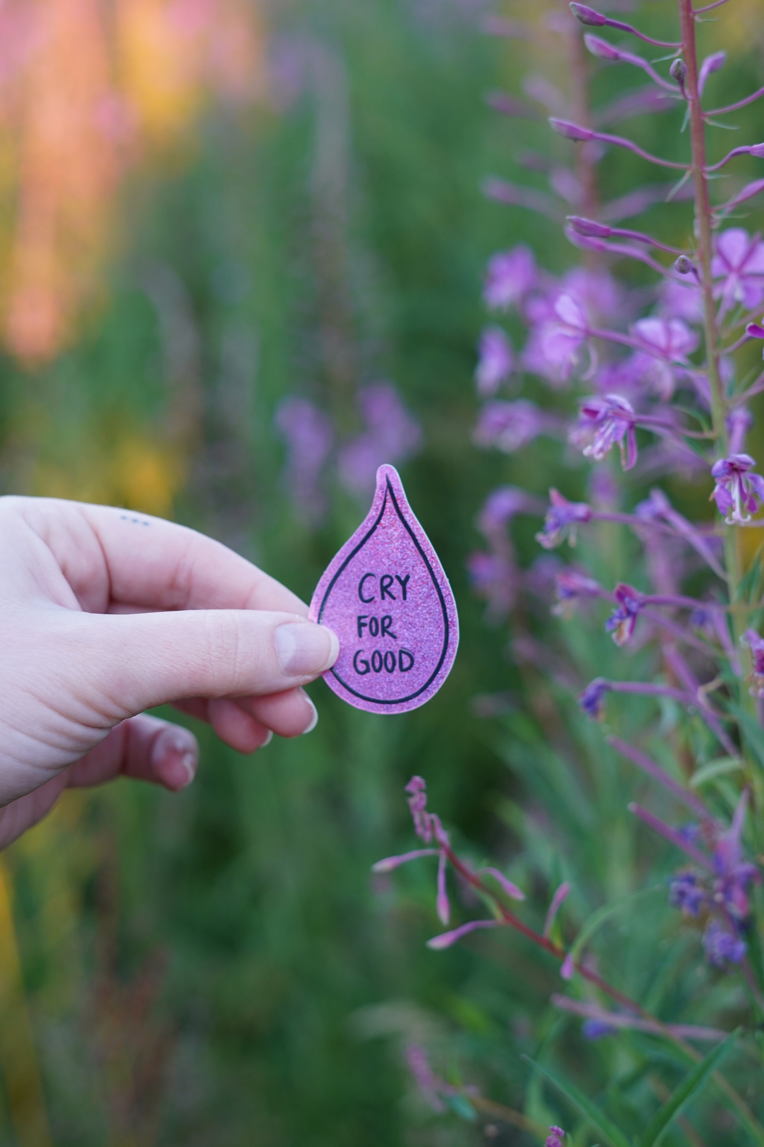 Tränen Sticker "Cry for good"