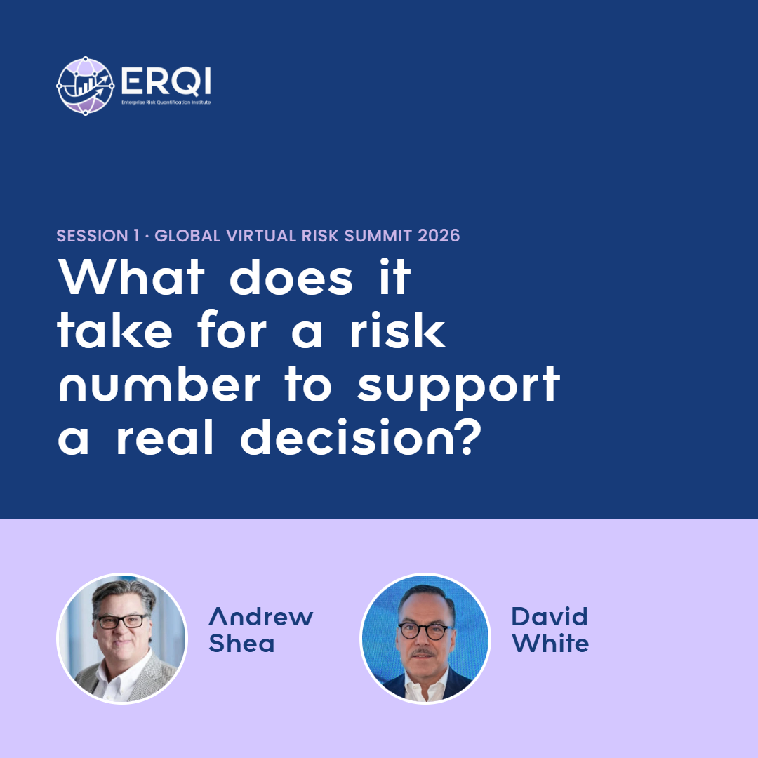 What does it take for a risk number to support a real decision?
