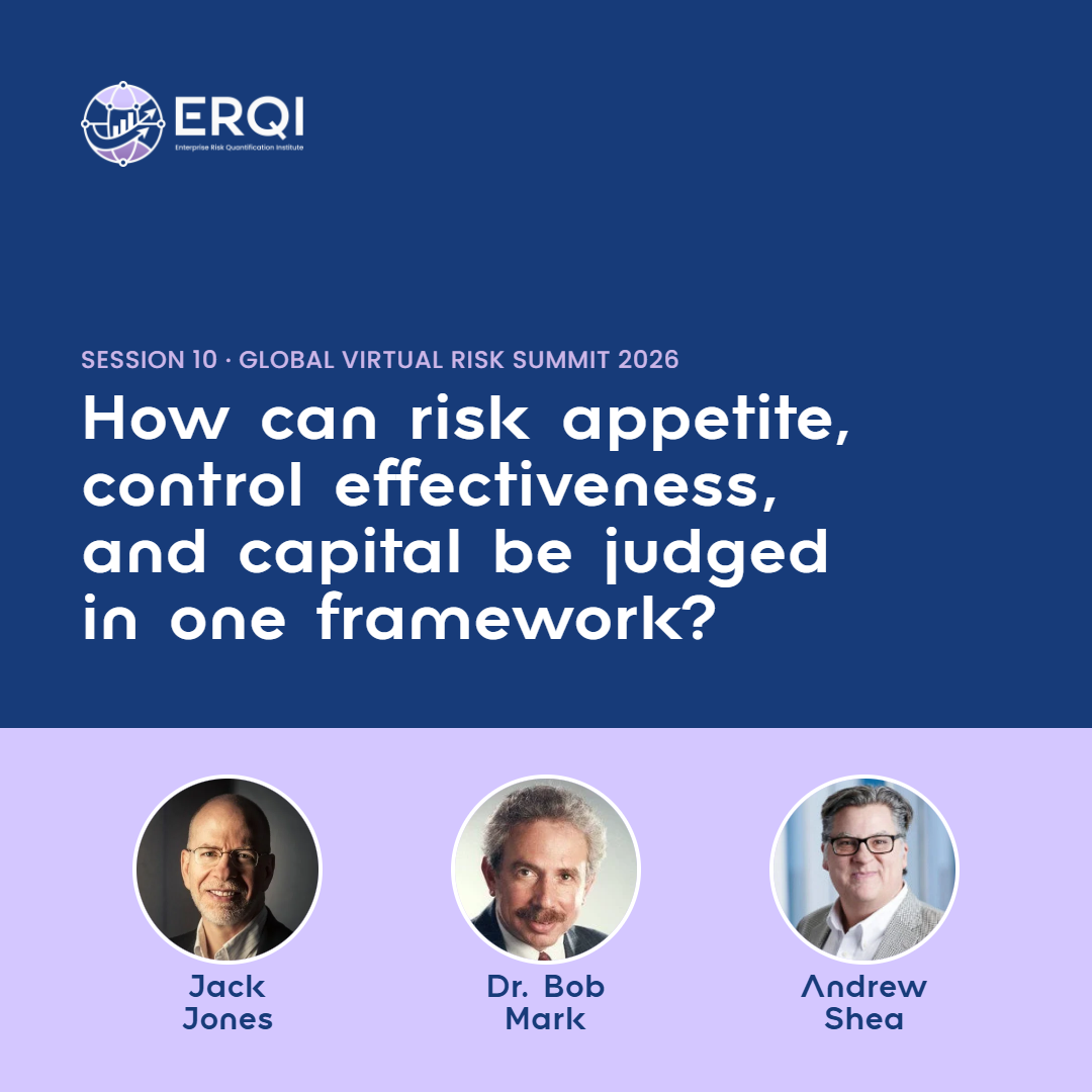 How can risk appetite, control effectiveness, and capital be judged in one framework?