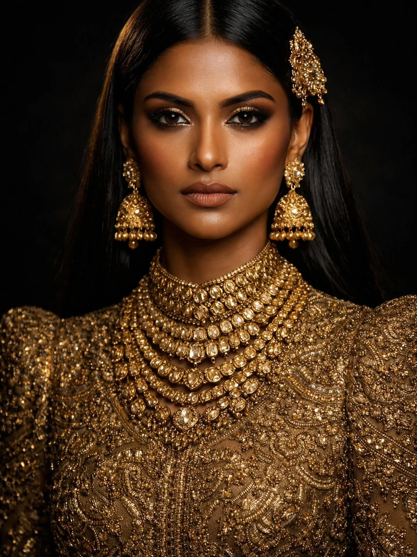 High-fashion Indian couture editorial. 

Creating magic through creativity and AI.

#luxuryfashion #AIFashion #indianphotography