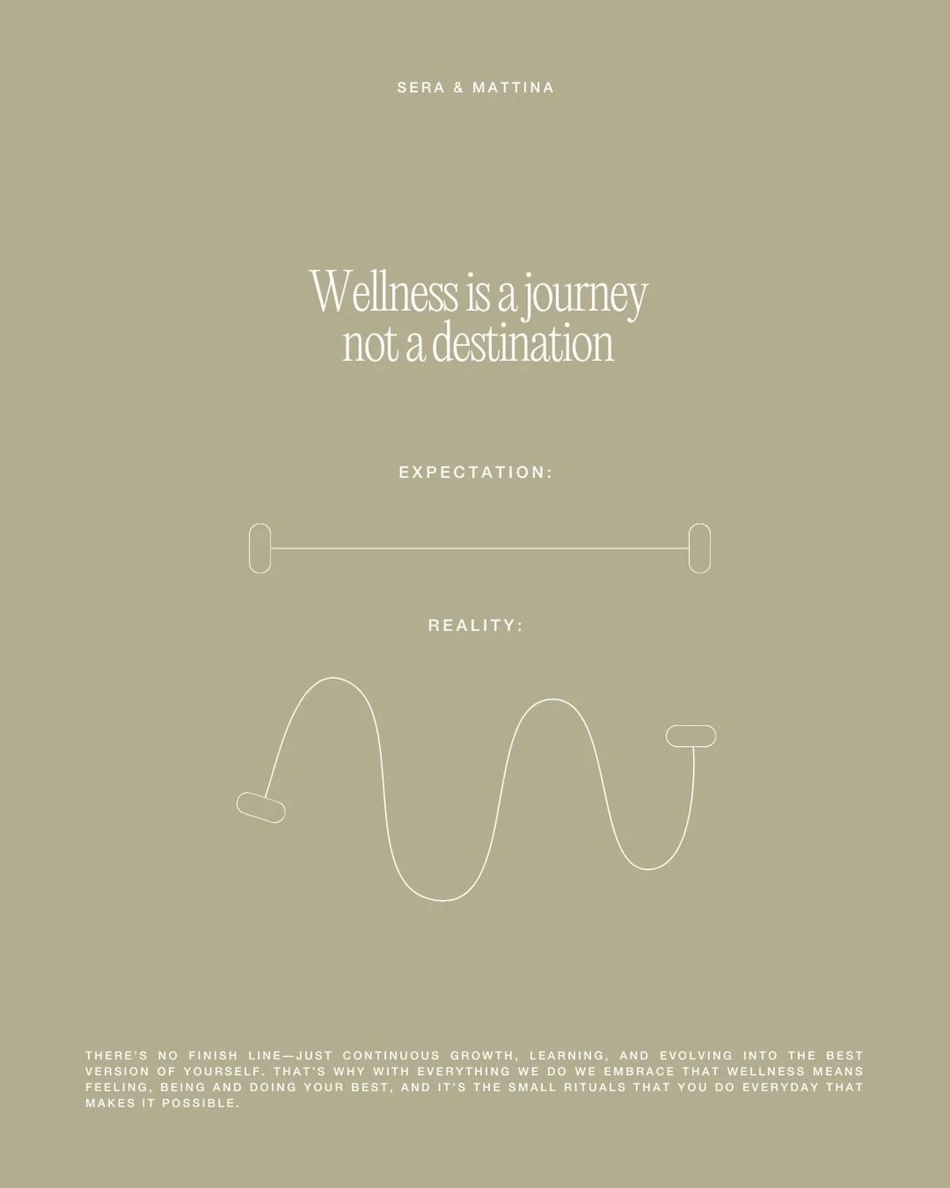 Wellness isn&rsquo;t about perfection.
It&rsquo;s about showing up for yourself, again and again. ✨

Some weeks feel balanced, other weeks feel messy. Both are part of the journey. The small rituals, the movement, the pauses, the choices you make dai