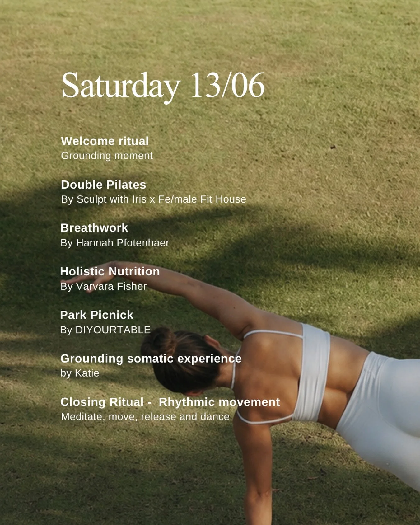 Our full program is here 🤍