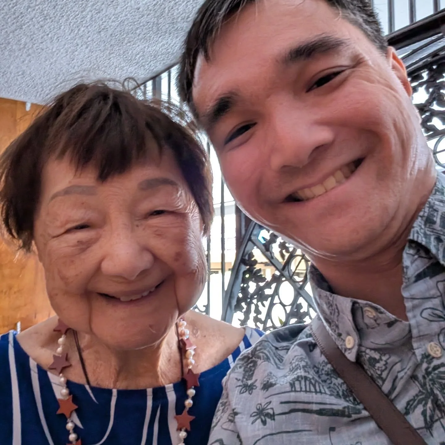 It was a blast escorting Auntie Helen around the Capitol for opening day of the Hawaii State Legislature. During the initial proceedings, I was blessed with the opportunity to hang out with the HFA crowd

Afterwards, visiting legislators' offices was