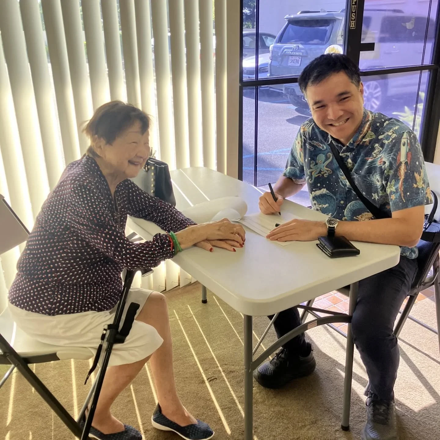 Earlier today, I went with Helen, a longtime Makiki community organizer, to pull nomination papers.

It has been a wild ride since deciding to run for State House last year. This is another step forward and I am excited to continue working with all o