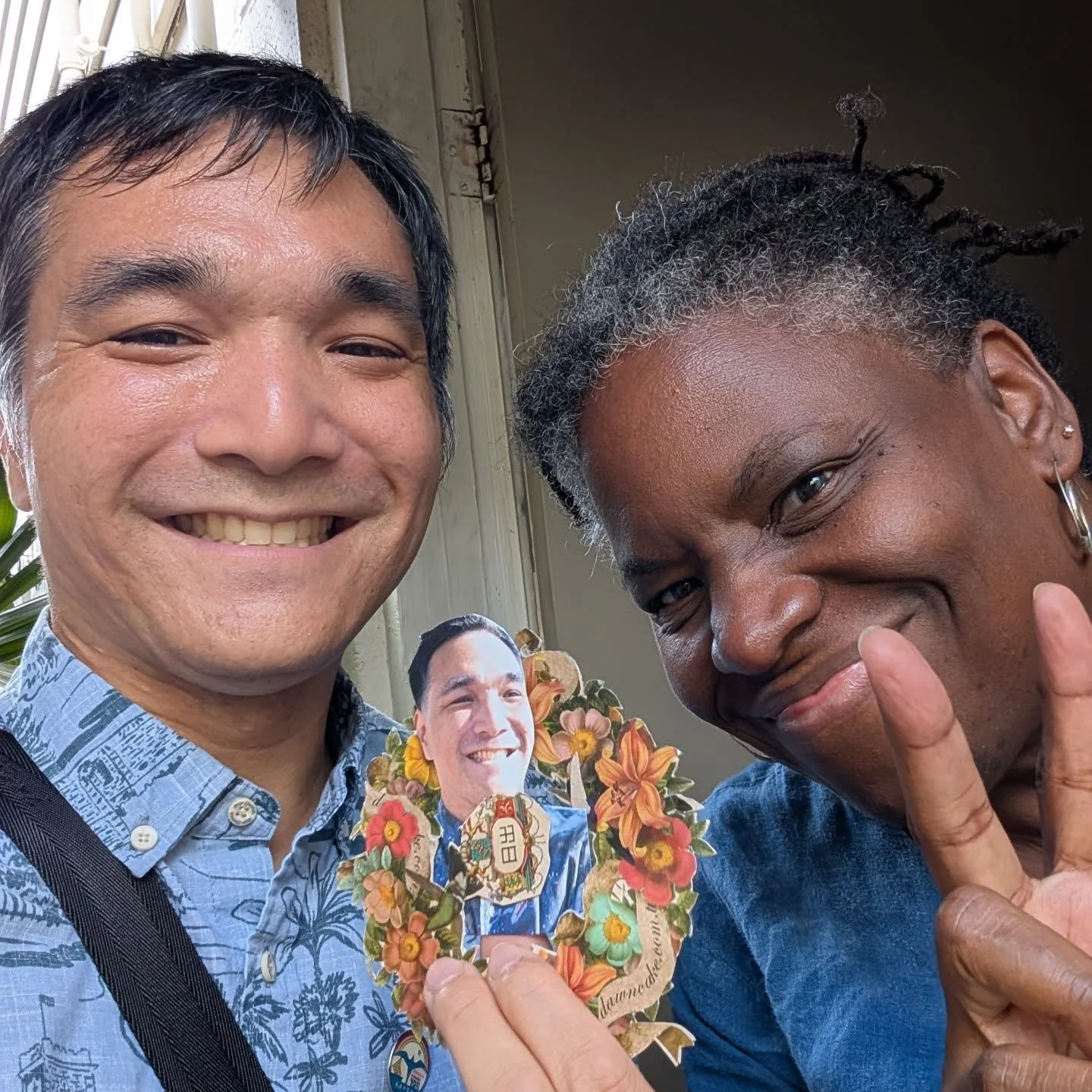 Thank you so much, Beth, for this super cute cutout, made partially from my first flyer! I'm a huge supporter of the arts and will support community art projects in our district to beautify our concrete jungle.

Fun fact, one of my hobbies is assembl