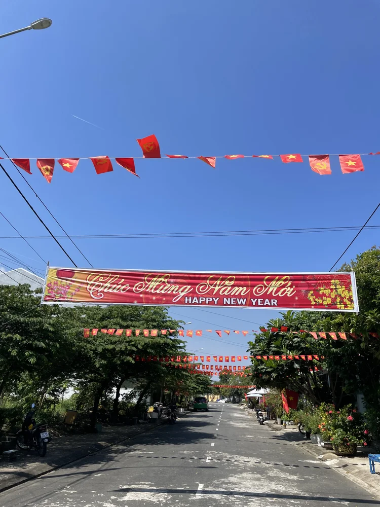 Tết bunting in Hội An