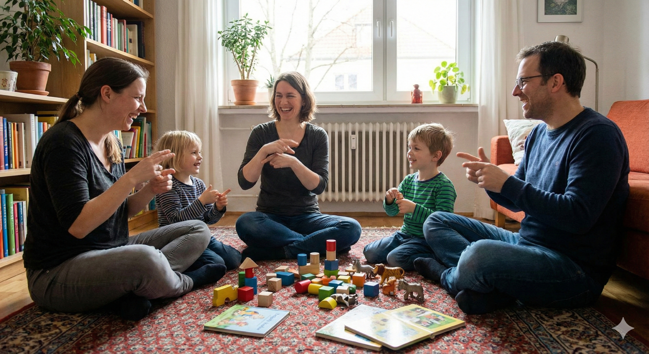 Gebärdensprache zu Hause mit VUNT