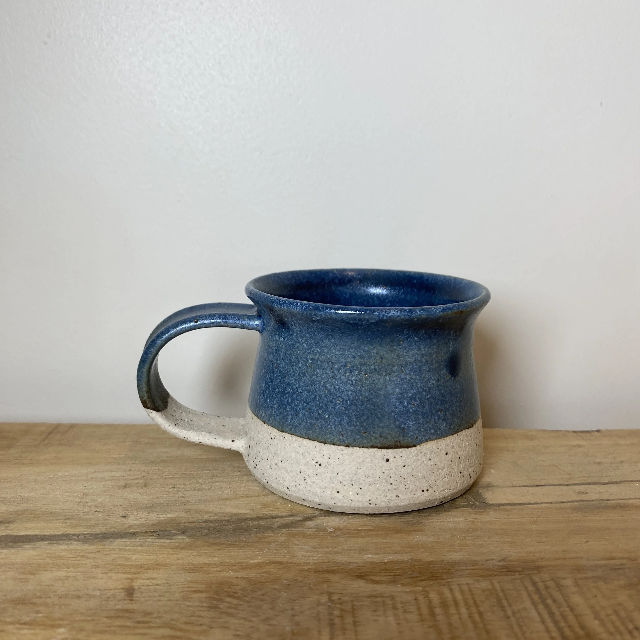 Small blue cup