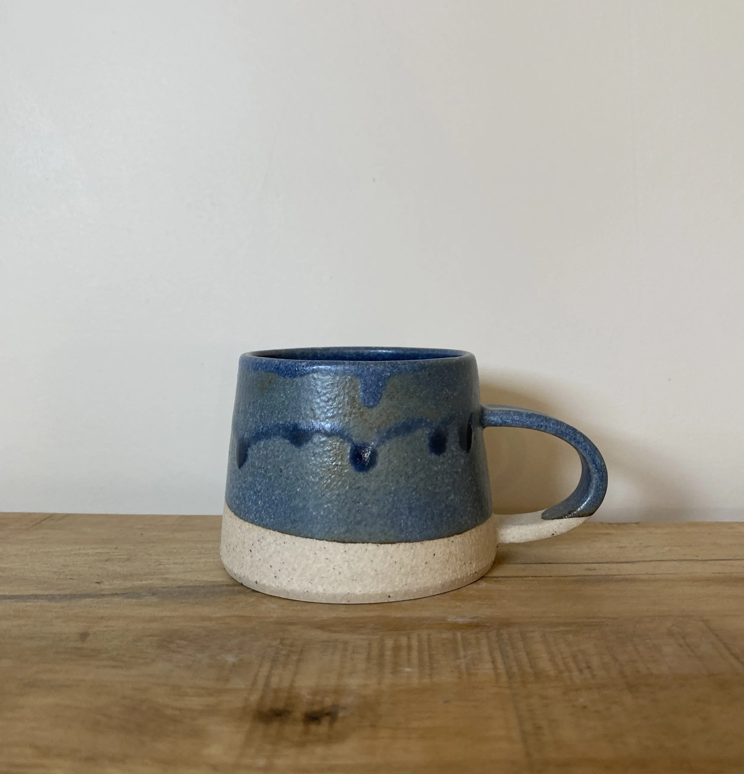 Blue espresso cup