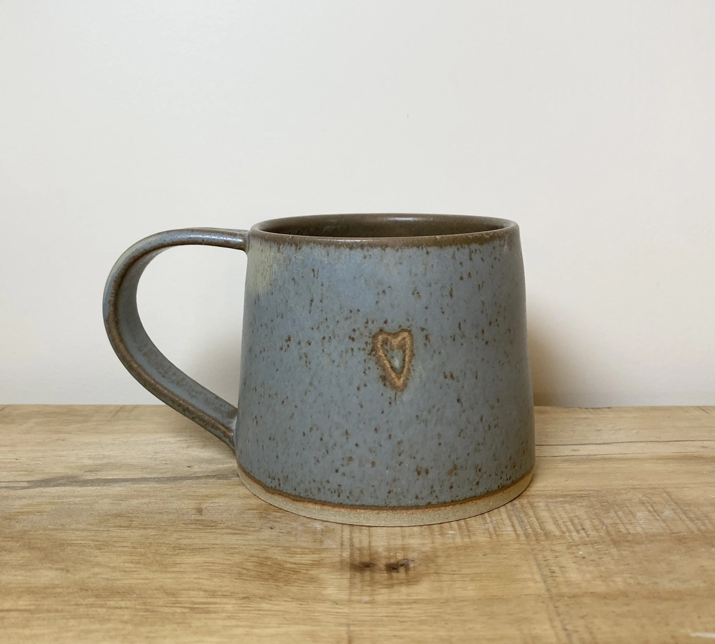 Granite heart mug