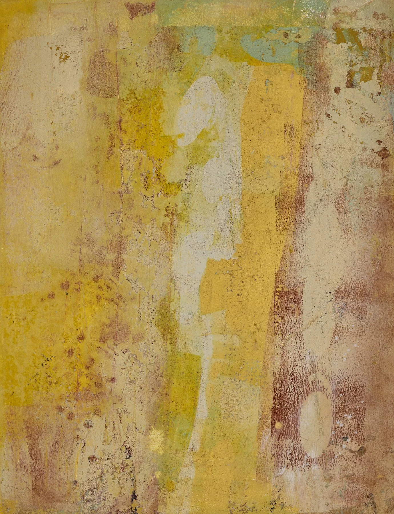 Equili'brio Imperfeito, 2025. Acrylic on archival watercolor paper, matted & framed — 66.5 × 50 cm