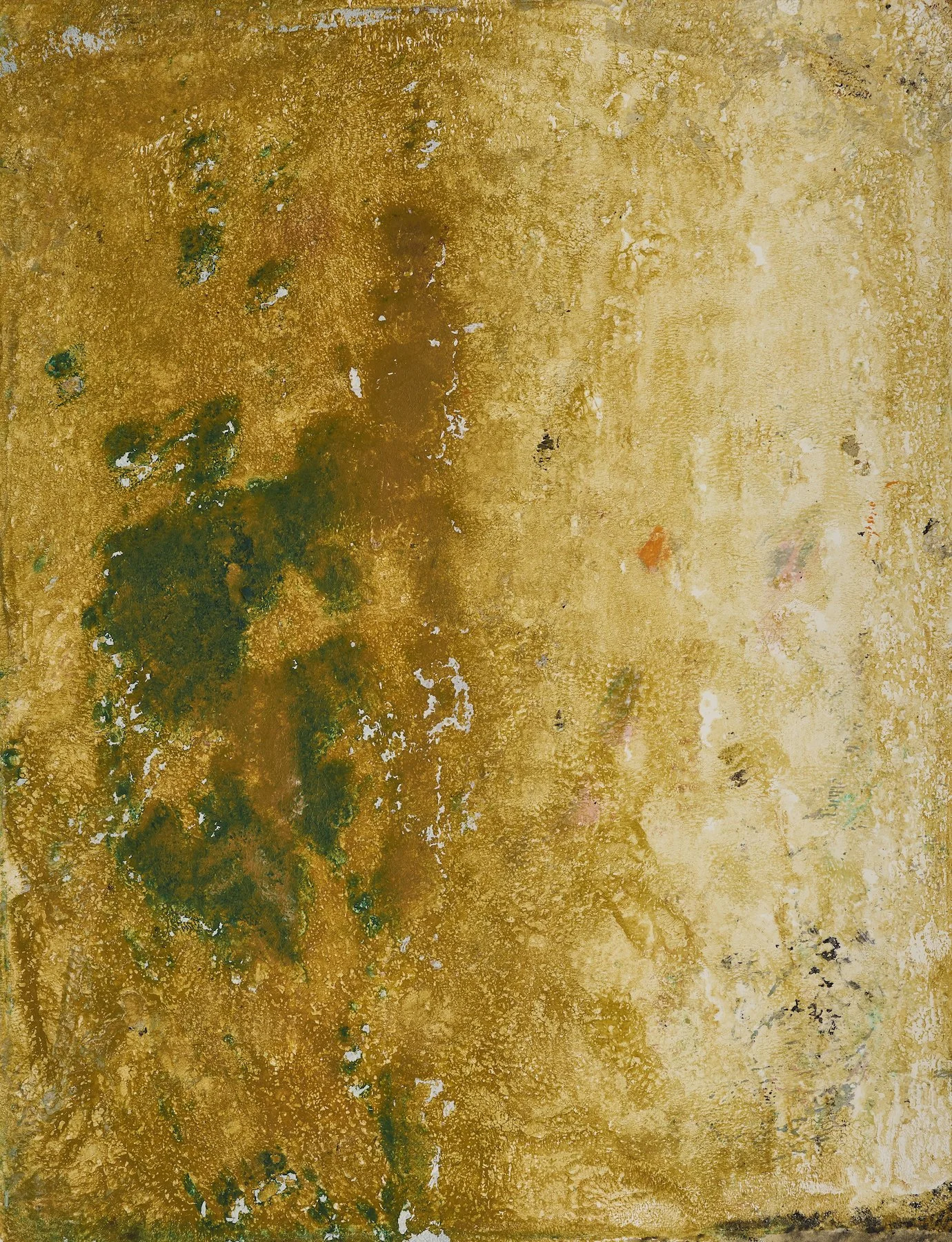 Sombras Polidas, 2025. Acrylic on archival watercolor paper, matted & framed — 66.5 × 50 cm