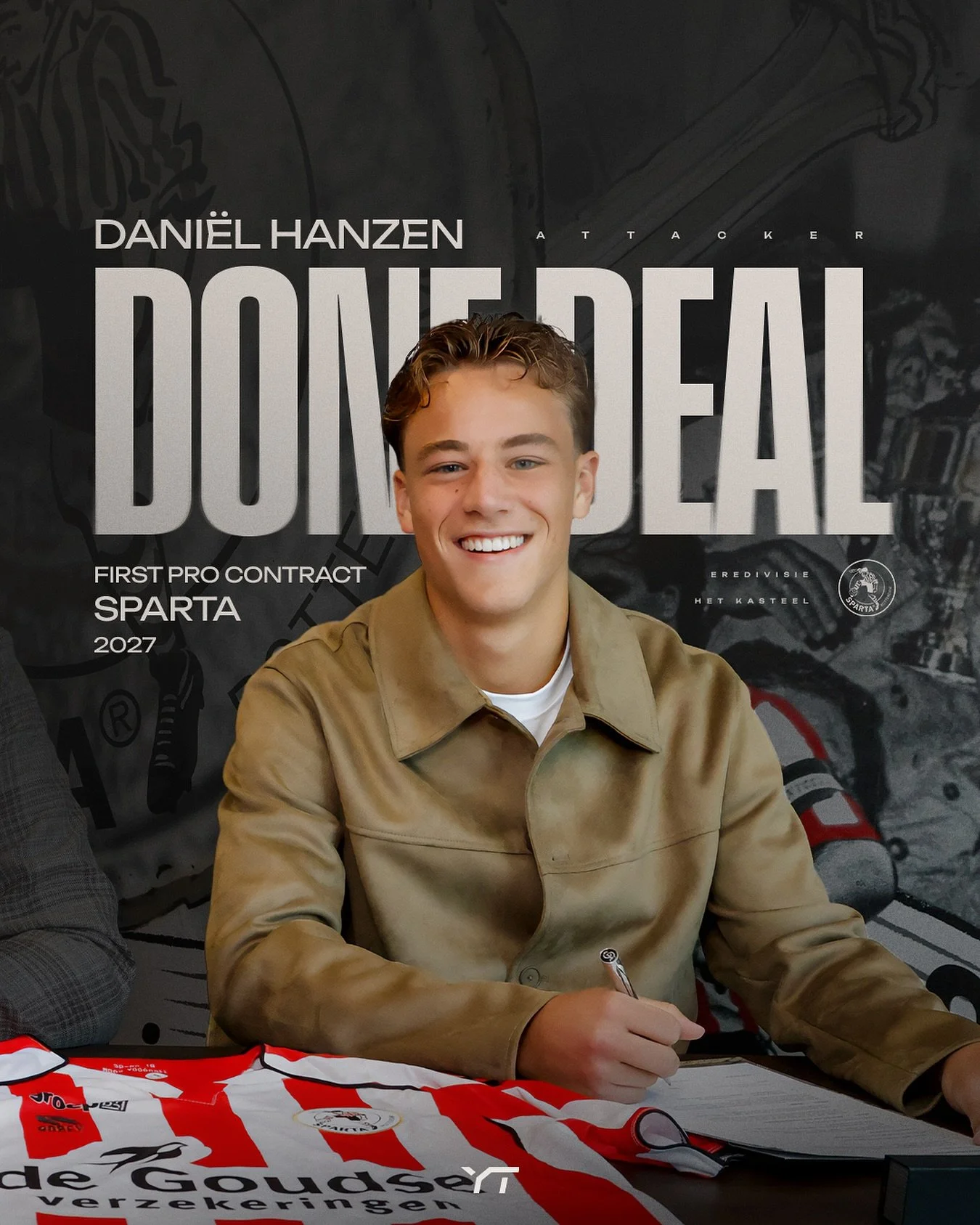 Congrats Dani&euml;l! Well deserved ✍️

#Hanzen #YourTeam #SpartaRotterdam