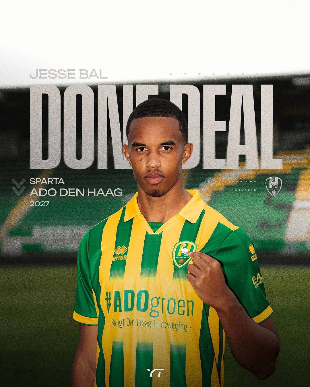 Done deal! Youngest debutant ever at Sparta Rotterdam, now it&rsquo;s time for new beginnings. Show them what you&rsquo;ve got, Jesse!

#2027 #Bal #YourTeam #ADO