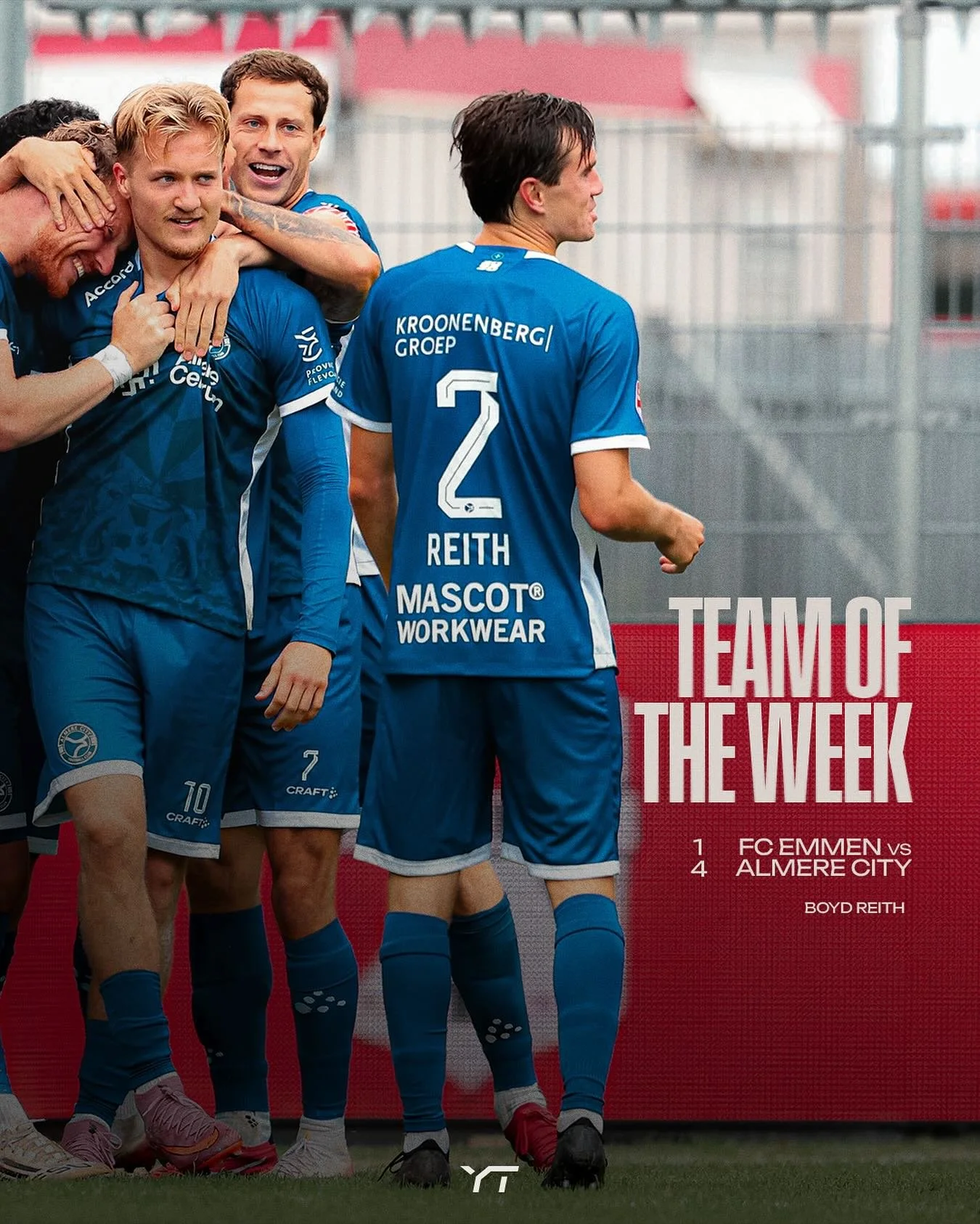 Eerste wedstrijd &mdash;&gt; eerste team van de week 25/26! 😎

#YourTeam #Reith