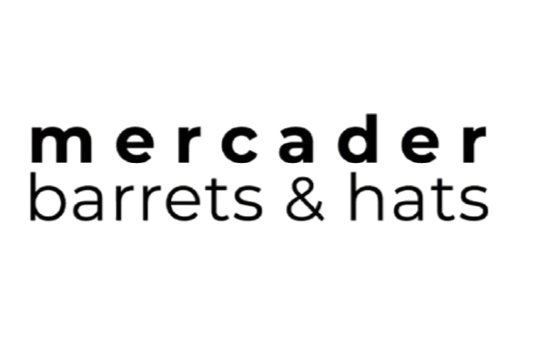 Logo de Mercado Barrets & Hats, en letras negras sobre fondo transparente.