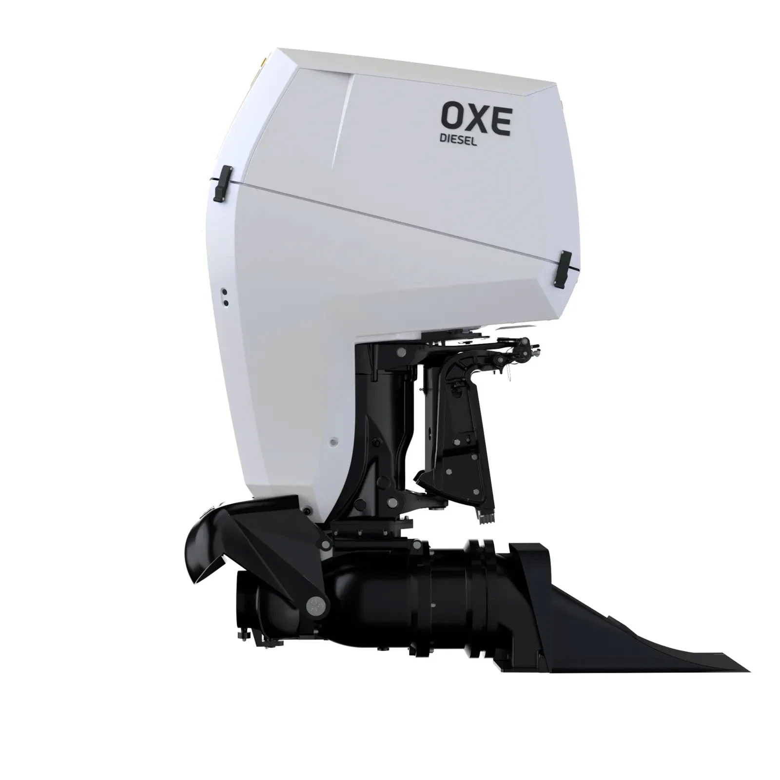 Ballistic protection for Oxe diesel outboard engines