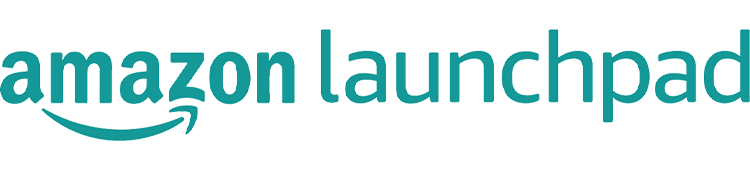 Amazon Launchpad logo with blue and black text