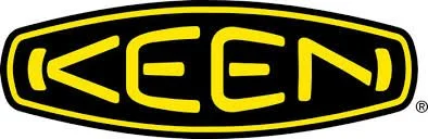 The KEEN logo in yellow and black.