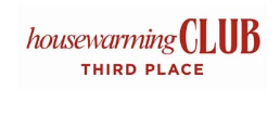 Housewarming Club third place award logo