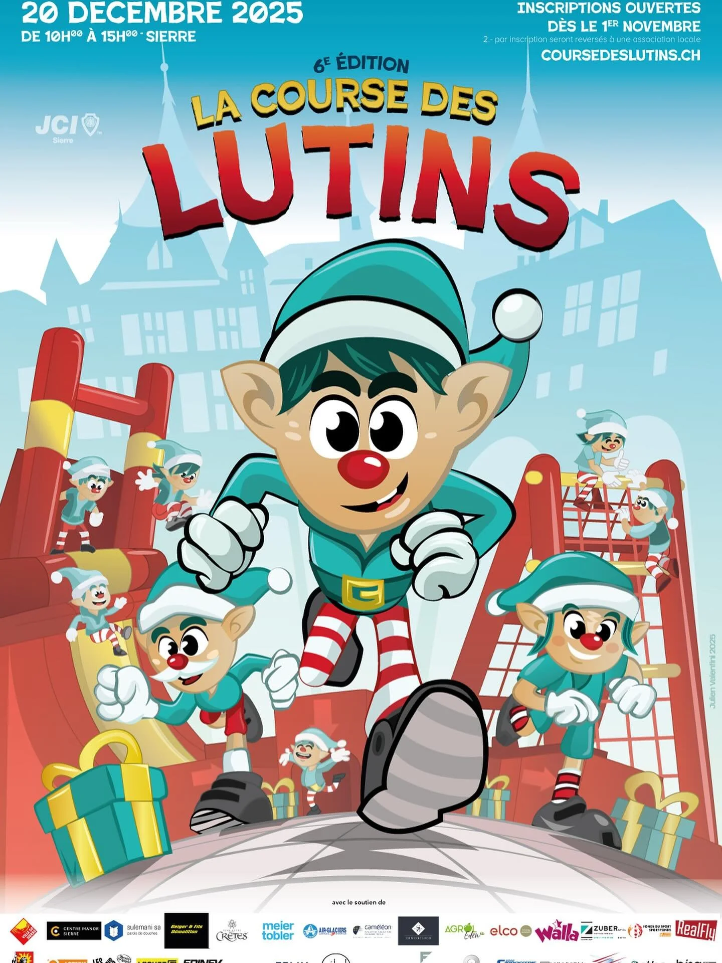 Fier de vous d&eacute;voiler l&rsquo;affiche que j&rsquo;ai r&eacute;alis&eacute;e pour La Course des Lutins 2025 !Un &eacute;v&eacute;nement festif, sportif et plein de magie qui r&eacute;unit petits et grands autour de l&rsquo;esprit de No&euml;l.
