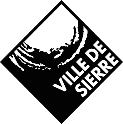 Logo noir avec un arbre stylisé et le texte 'VILLAGE DE SAINTÉ'