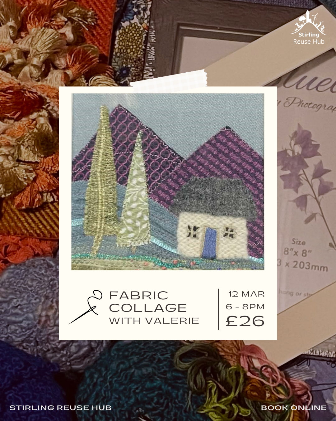 Fabric Collage with Valerie