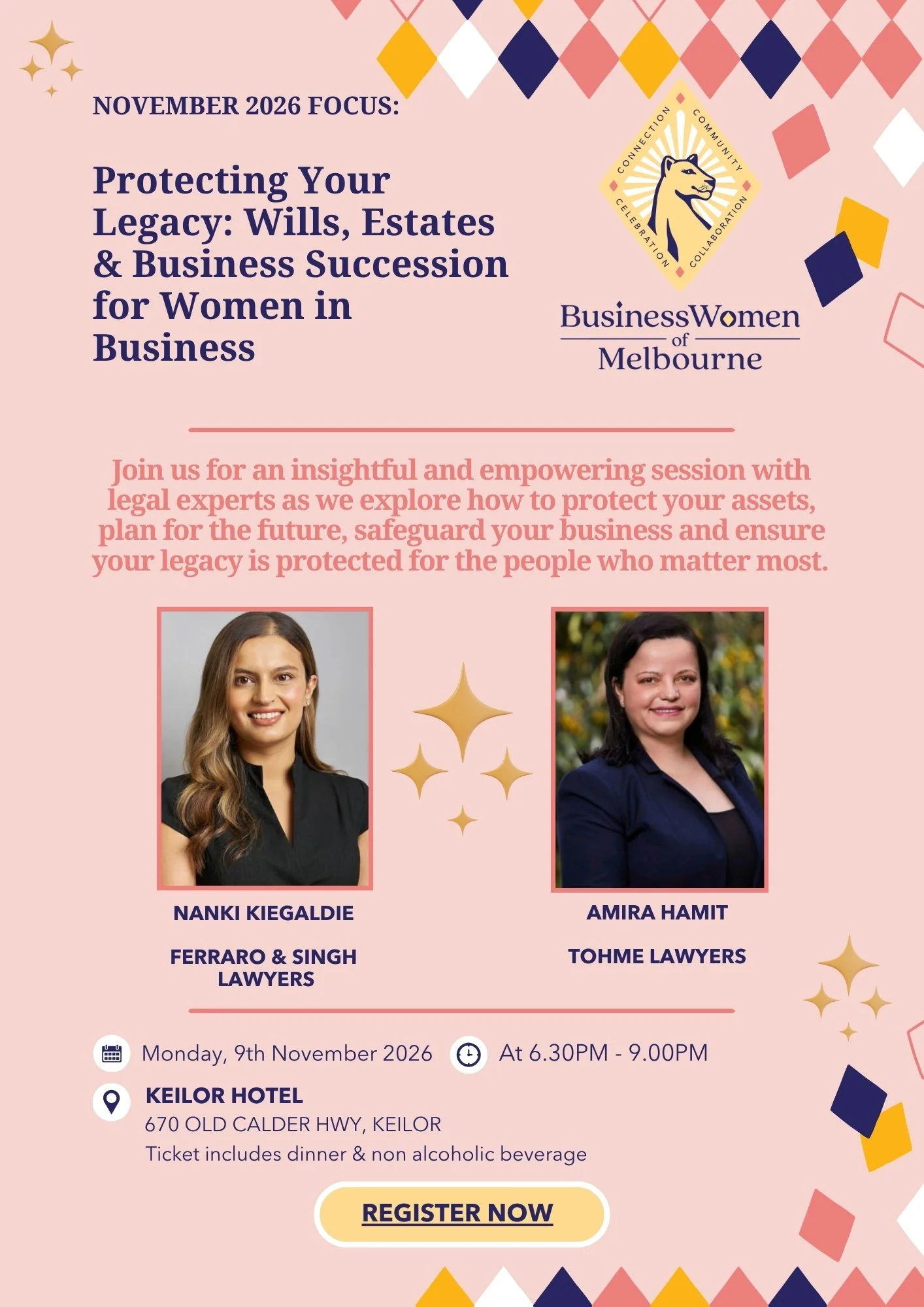 BusinessWomen of Melbourne - Wills, Estates & Business Succession for Women in Business