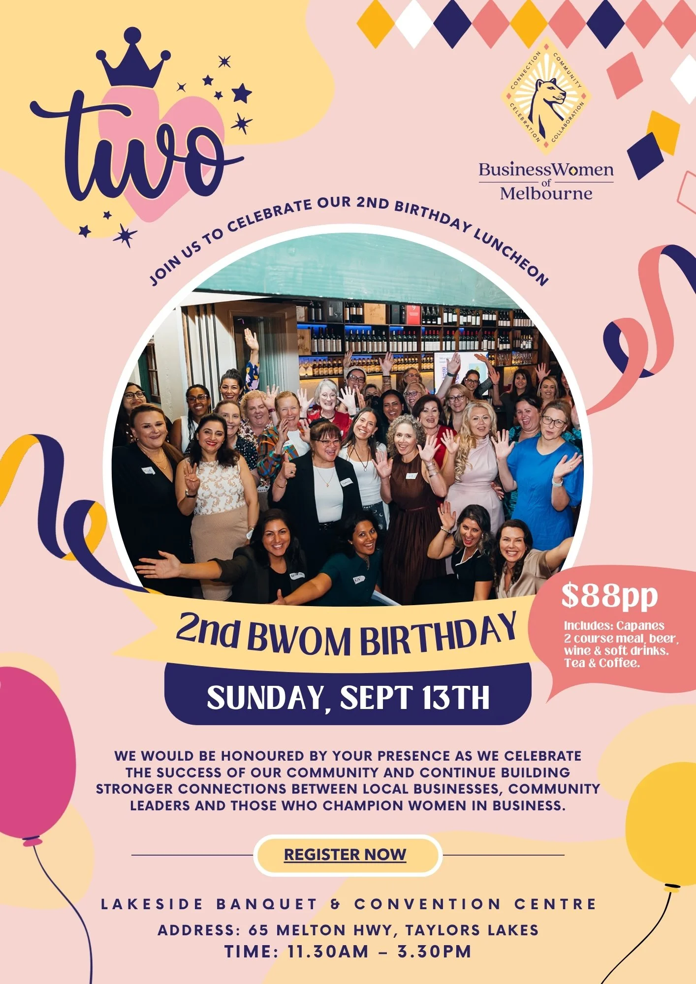 BusinessWomen of Melbourne - 2nd Birthday Celebration Event