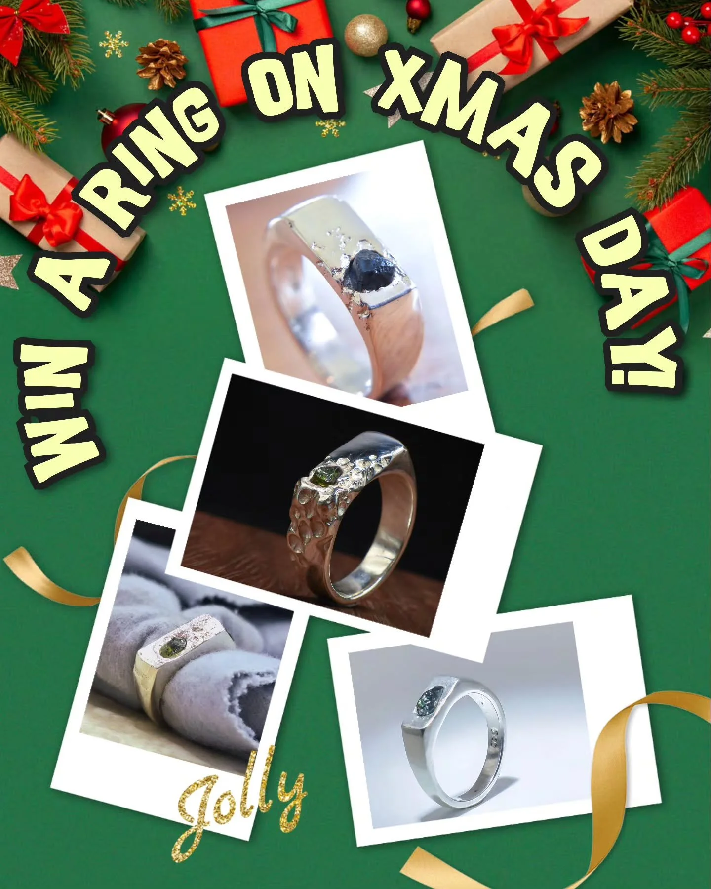 HEY EVERYONE!!!
It's December 1st, which means it's officially Christmas season!
Which also means....

CHRISTMAS DAY GIVEAWAY COMPETITION TIME!!
🎄🎁🎉🎄🎁🎉🎄🎁🎉

This year I am giving away one custom made Unearthed ring to a lucky winner on Christ
