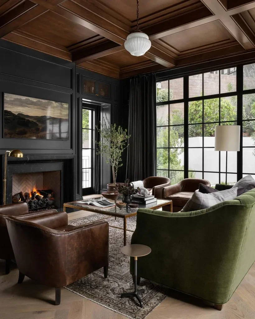 When did interiors become masculine or feminine?