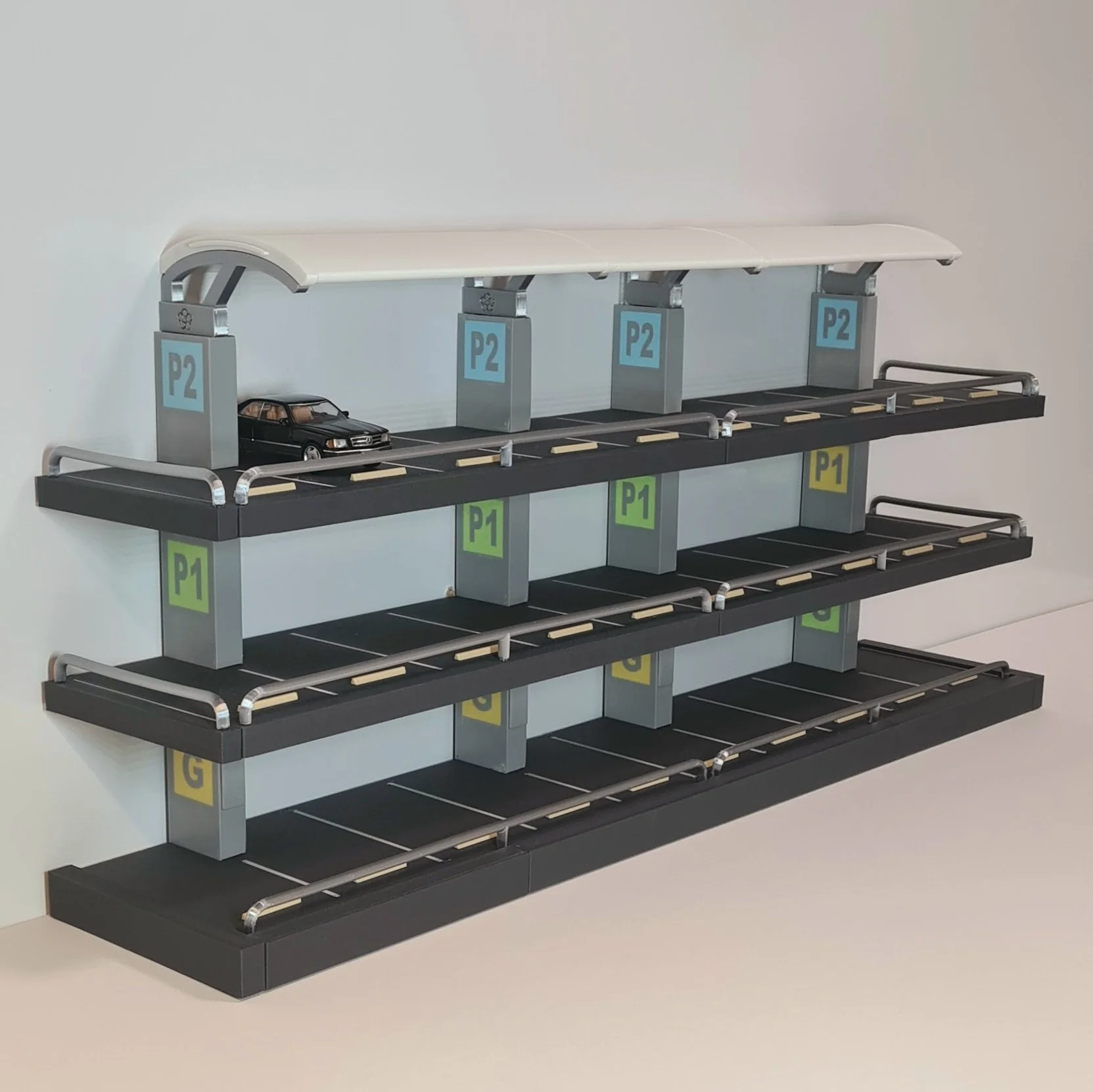 Carpark double + Awning - Ground +P1 +P2