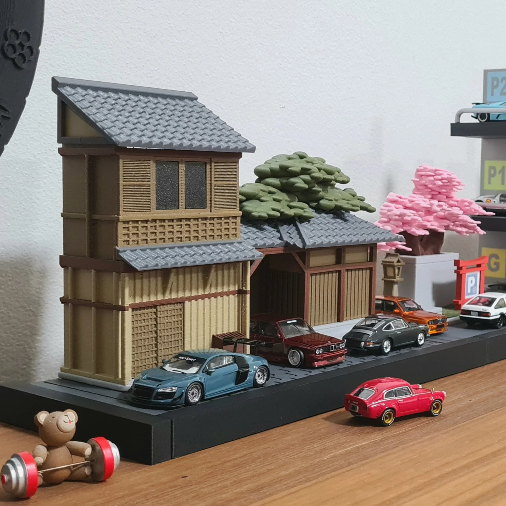 kyoto diorama model car display shokunin moderu.jpg