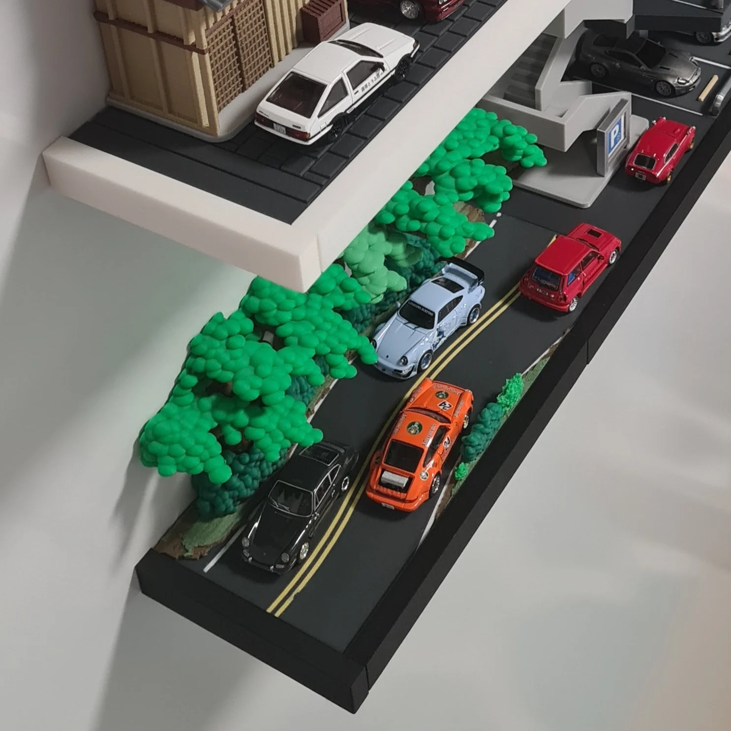 shokunin moderu diorama diecast display model cars modular.jpg
