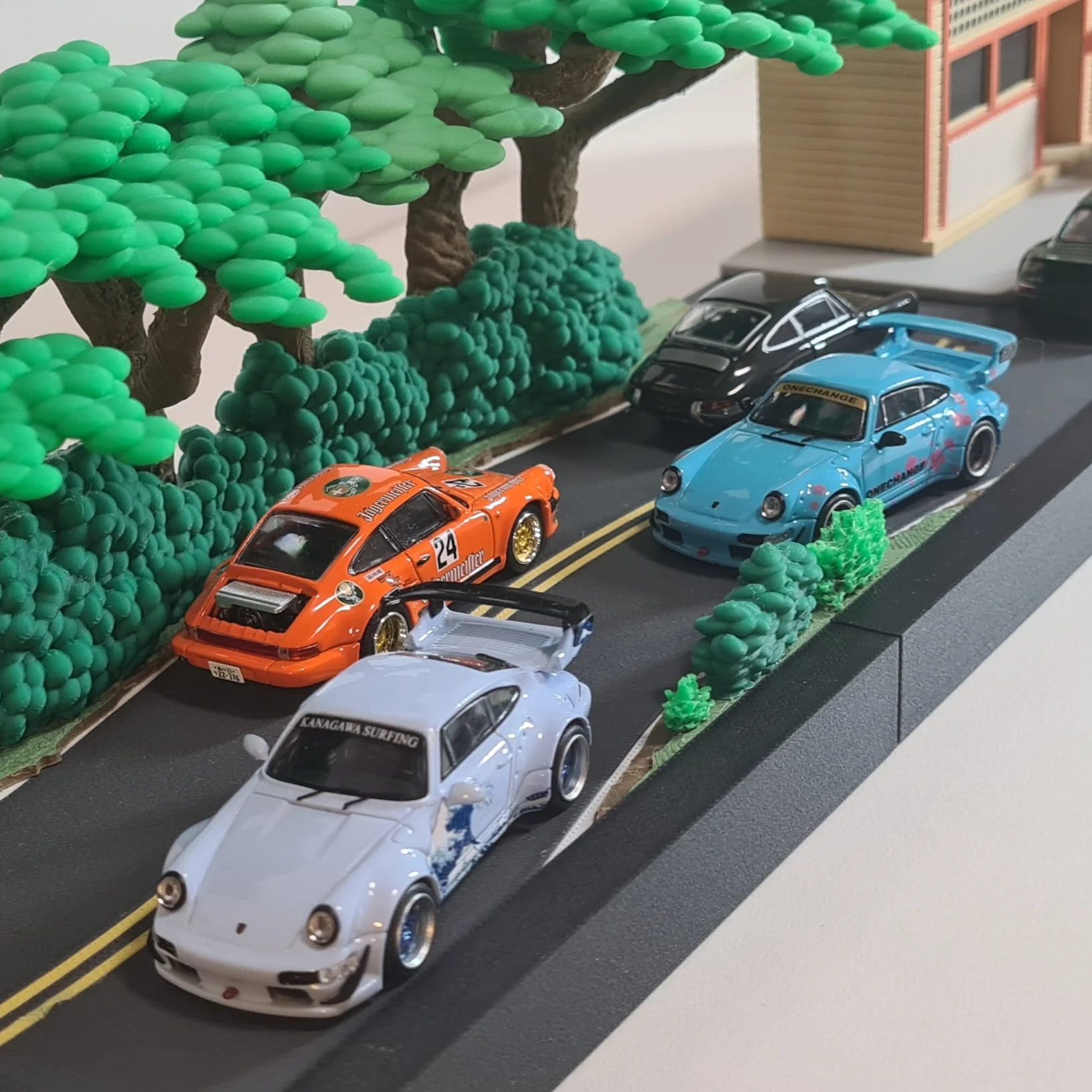 Forest Road diorama