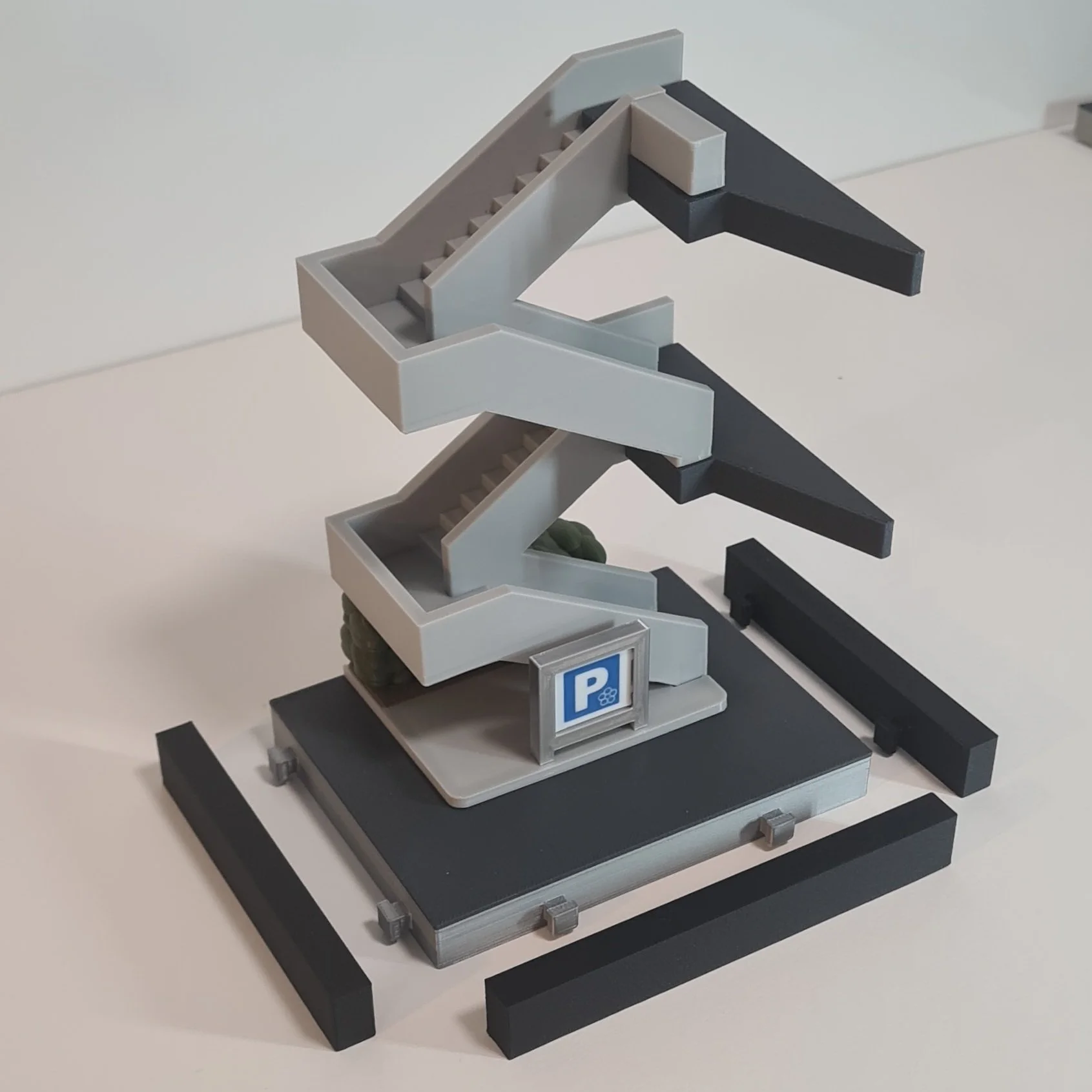 model car diorama stairs.jpg (Copy)